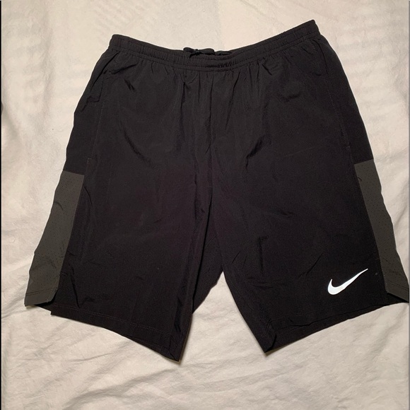 mens black dri fit shorts